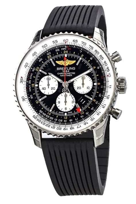 breitling navitimer rubber strap|breitling navitimer nato strap.